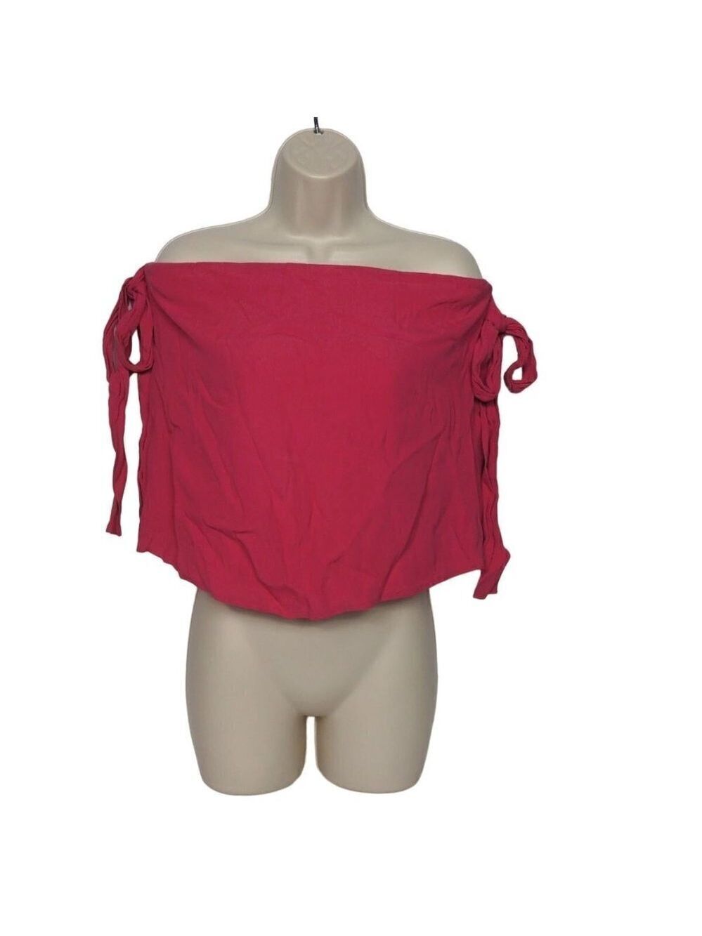 Lucca Women's Large Pink Tube Top Sleeveless